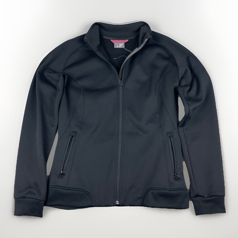 Salomon Black Full-Zip Women's Softshell Jacket Large